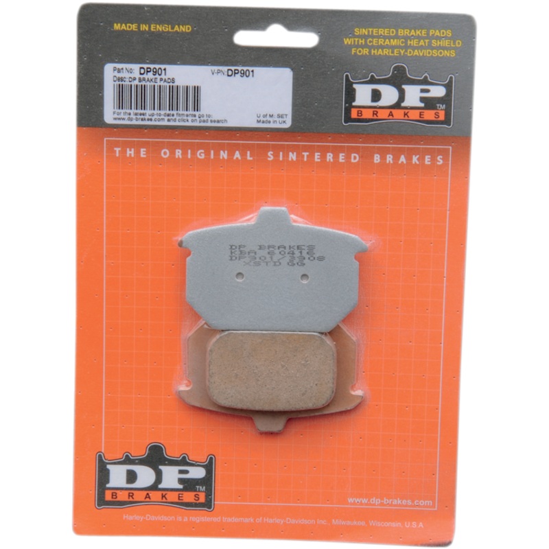 DP BRAKES Sintered Brake Pads – DP901 Sintered Metal Harley/Buell Brake Pads