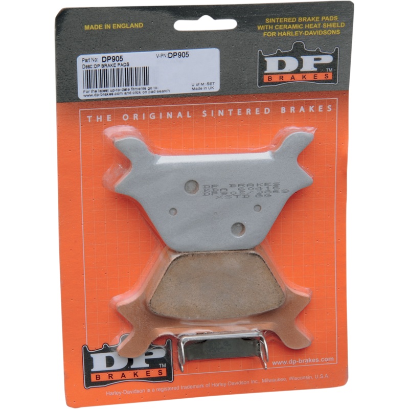 DP BRAKES Sintered Brake Pads – DP905 Sintered Metal Harley/Buell Brake Pads