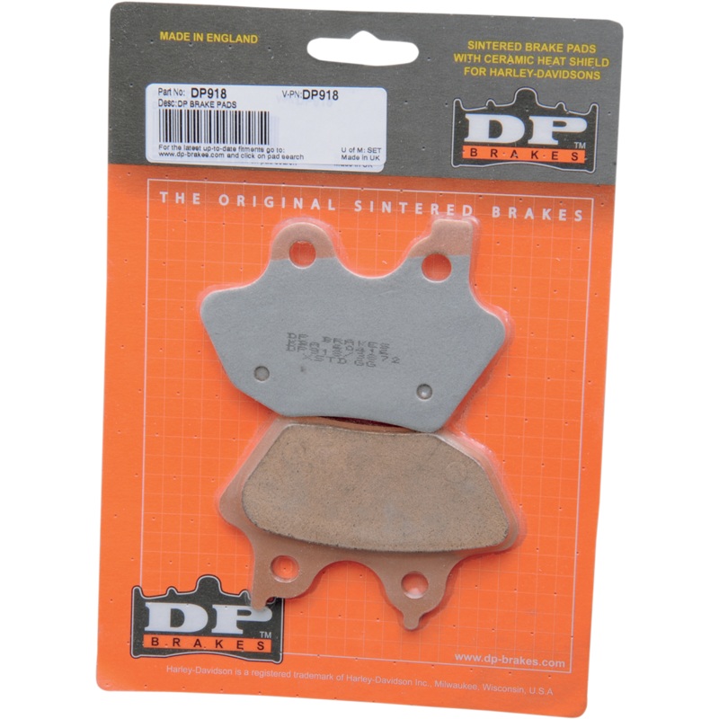 DP BRAKES Sintered Brake Pads – DP918 Sintered Metal Harley/Buell Brake Pads