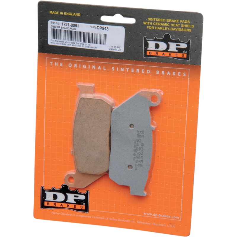 DP BRAKES Sintered Brake Pads – DP948 Sintered Metal Harley/Buell Brake Pads