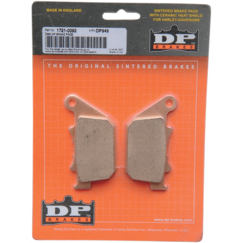 DP BRAKES Sintered Brake Pads – DP949 Sintered Metal Harley/Buell Brake Pads