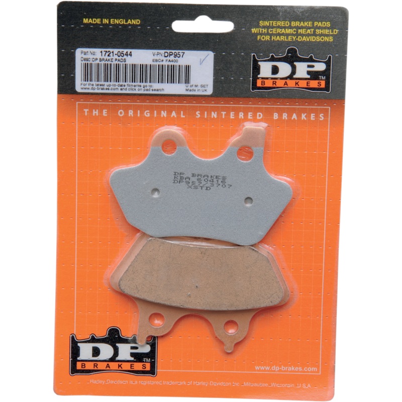 DP BRAKES Sintered Brake Pads – DP957 Sintered Metal Harley/Buell Brake Pads