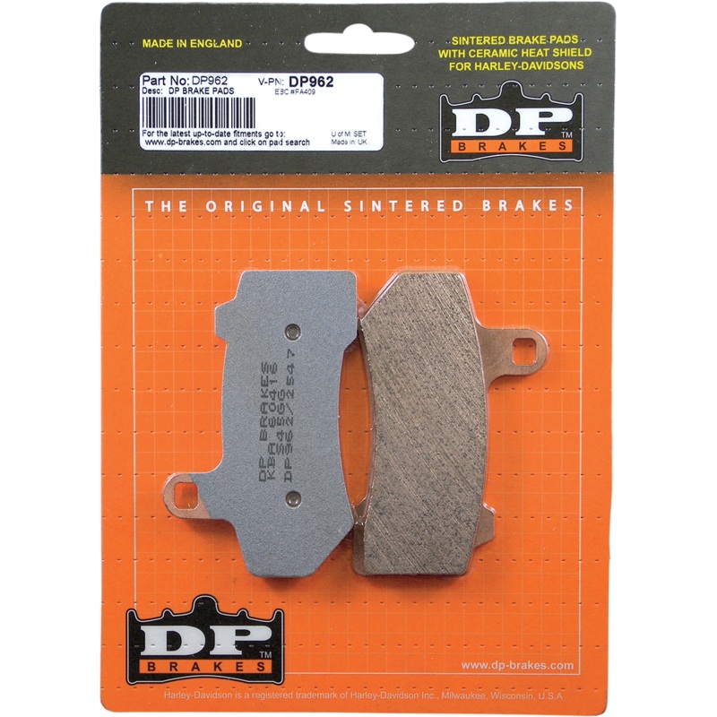 DP BRAKES Sintered Brake Pads – DP962 Sintered Metal Harley/Buell Brake Pads