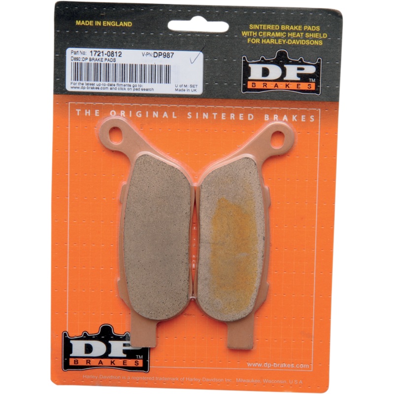 DP BRAKES Sintered Brake Pads – DP987 Sintered Metal Harley/Buell Brake Pads