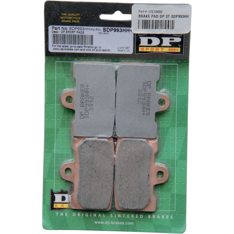 DP BRAKES Sintered Metal Brake Pads – Buell – SDP993HH Sintered Metal Harley/Buell Brake Pads