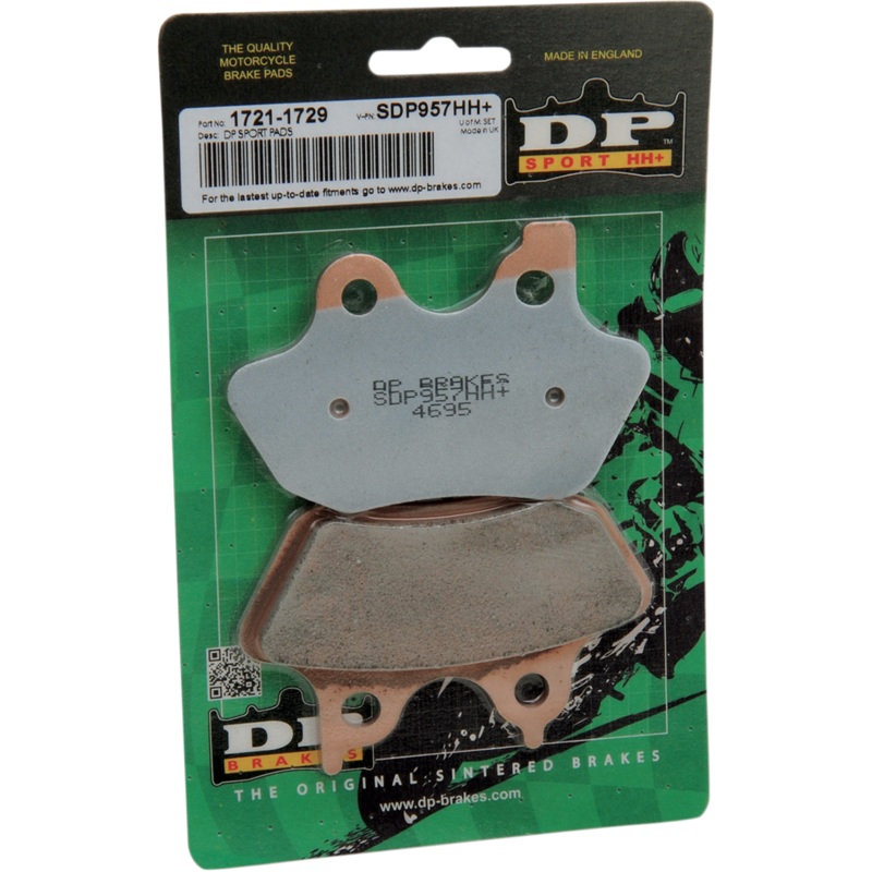DP BRAKES Sintered Metal Brake Pads – Harley-Davidson – SDP957HH Sintered Metal Harley/Buell Brake Pads