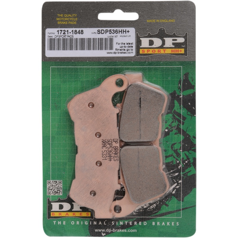 DP BRAKES Sintered Metal Brake Pads – Sportster – SDP536HH Sintered Metal Harley/Buell Brake Pads