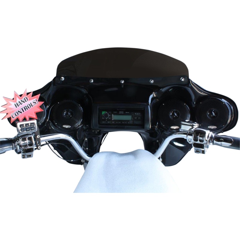 HOPPE INDUSTRIES Quadzilla Fairing – Handlebar Control -FLD Quadzilla Fairing with Stereo Receiver
