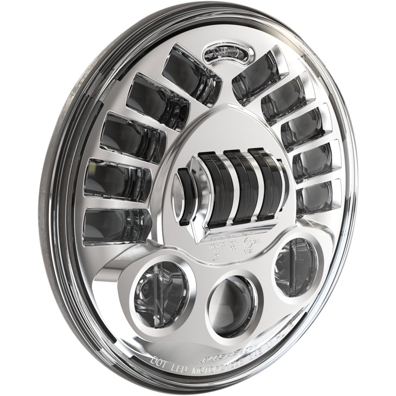J.W. SPEAKER Adaptive 2 LED Headlight – 7 – Chrome Adaptive 2 LED Headlight