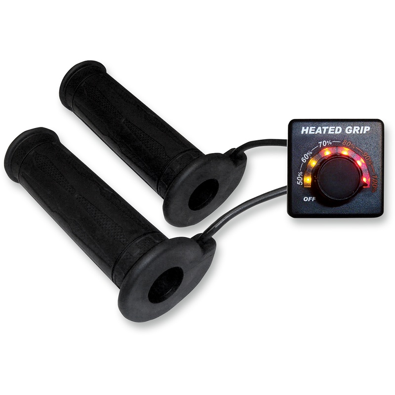 KOSO NORTH AMERICA 1 Heated Motorcycle Grip Heated Grip Kit with LED Indicator