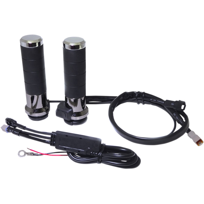 KOSO NORTH AMERICA Chrome 1 Titan-X Heated Grips Titan-X Heated Grips