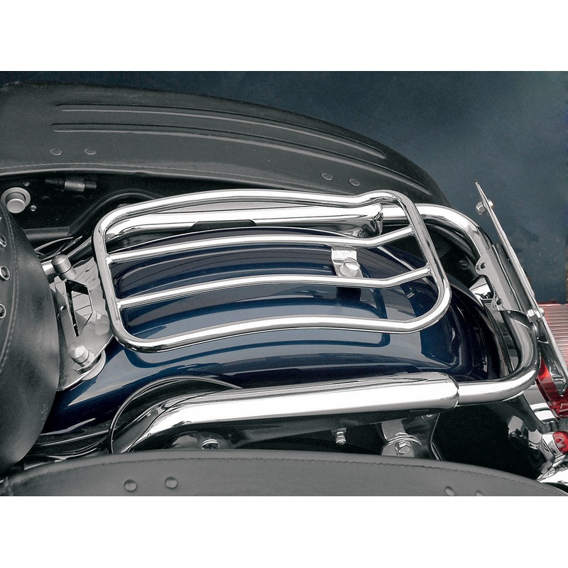 MOTHERWELL Luggage Rack – Chrome – Touring 7 Solo Luggage Rack