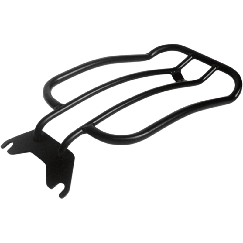 MOTHERWELL Luggage Rack – Matte Black – Softail 7 Solo Luggage Rack