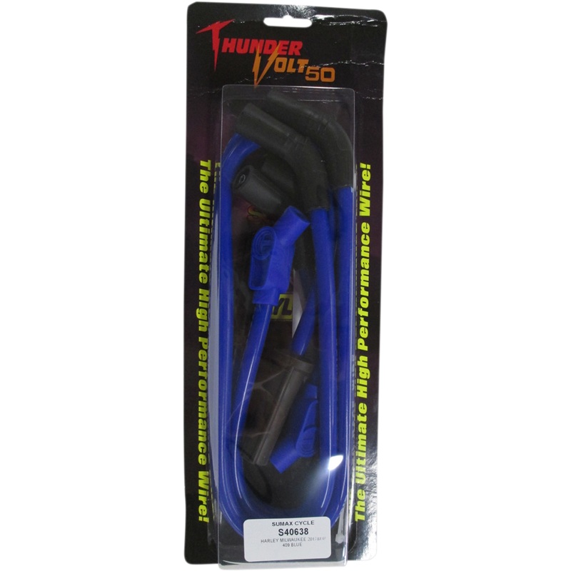 SUMAX 10.4 mm Spark Plug Wire – Blue 409 Pro Race Custom-Fit Spark Plug Wire Kit