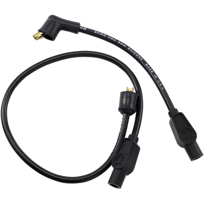 SUMAX Spark Plug Wires – Black – FLT/XL 8mm Custom-Fit Spark Plug Wire Kit