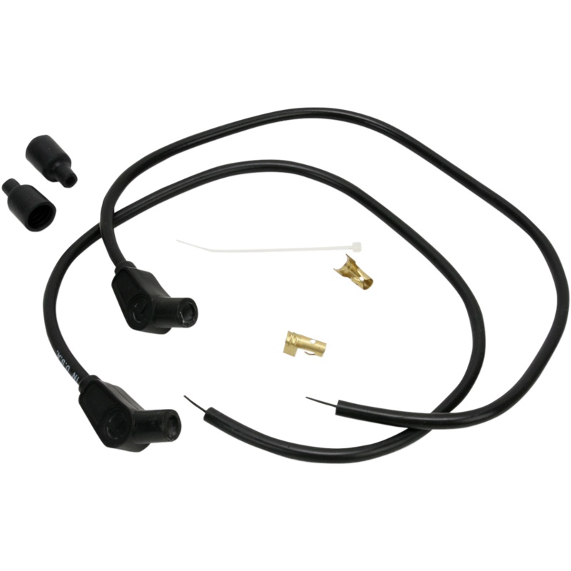 SUMAX Universal Spark Plug Wire Kit – 135 degree – Black Universal Spark Plug Wire Kit