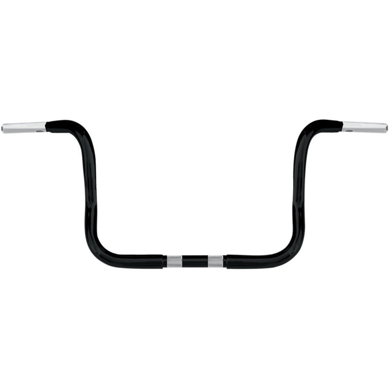 WILD 1 Black 10 Bagger Ape Hanger Handlebar 1-1/4 Chubby Handlebar  Ape Hanger/Bagger
