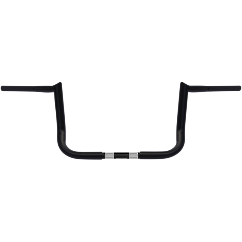 WILD 1 Black Hooked 10 Bagger Handlebar 1-1/4 Chubby Bagger Handlebar