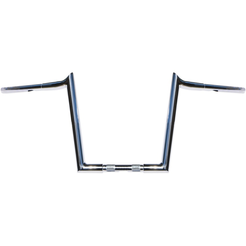 WILD 1 Chrome 12 Hooked Handlebar 1-1/4 Chubby Handlebar  Hooked