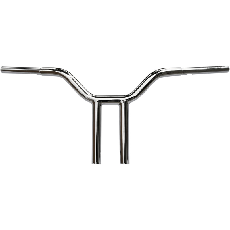 WILD 1 Chrome 12 Street Fighter Handlebar 1-1/4 Chubby Handlebar  T-Bar/Street Fighter