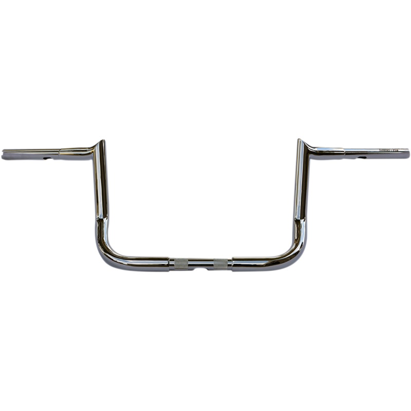 WILD 1 Chrome Hooked 10 Bagger Handlebar 1-1/4 Chubby Bagger Handlebar