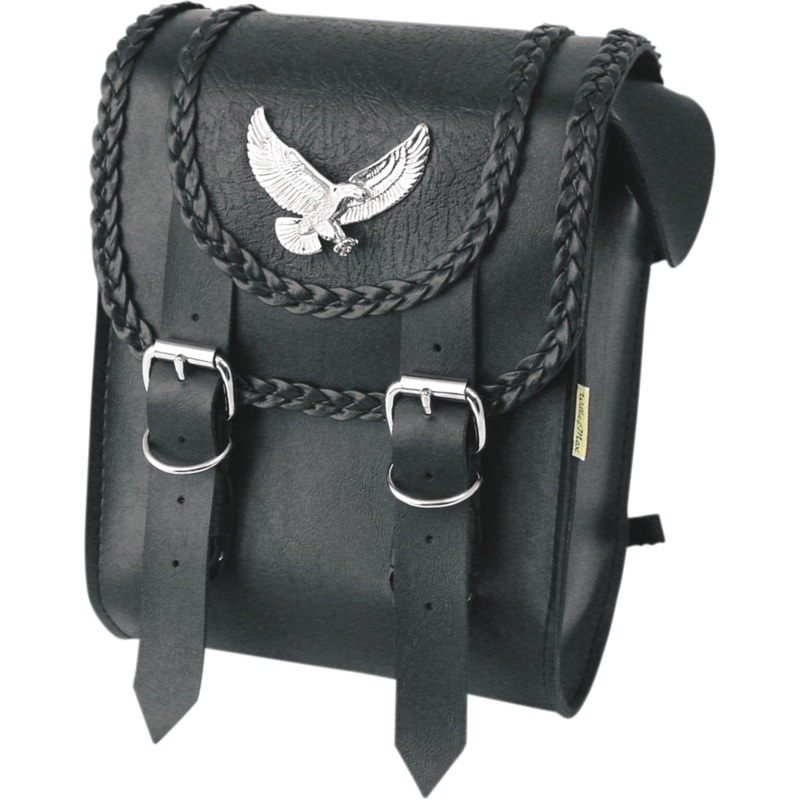 WILLIE & MAX LUGGAGE Sissy Bar Bag – Black Magic Black Magic Sissy Bar Bag