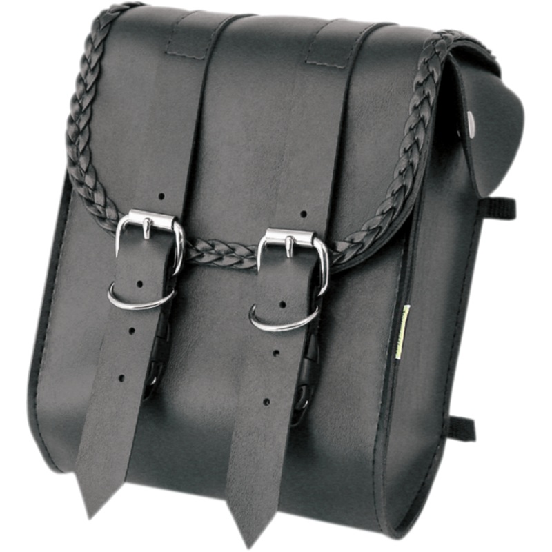 WILLIE & MAX LUGGAGE Sissy Bar Bag – Braided Braided Sissy Bar Bag