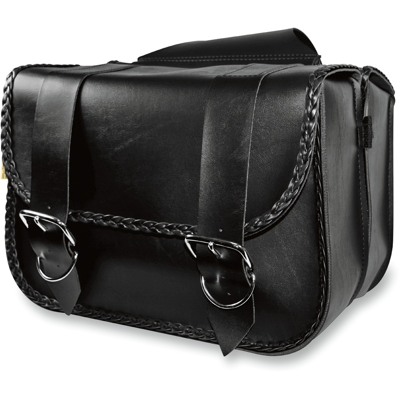WILLIE & MAX LUGGAGE Touring Braided Saddlebags Touring Braided Saddlebags