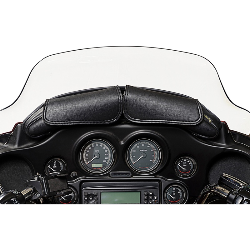 WILLIE & MAX LUGGAGE Universal Windshield Bag Dual Pouch Windshield Bag