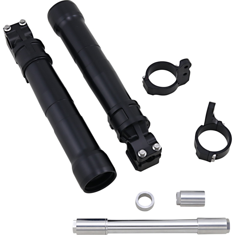ALLOY ART Lower Fork Legs – 49 mm ABS – Black Next Gen Lower Front Legs