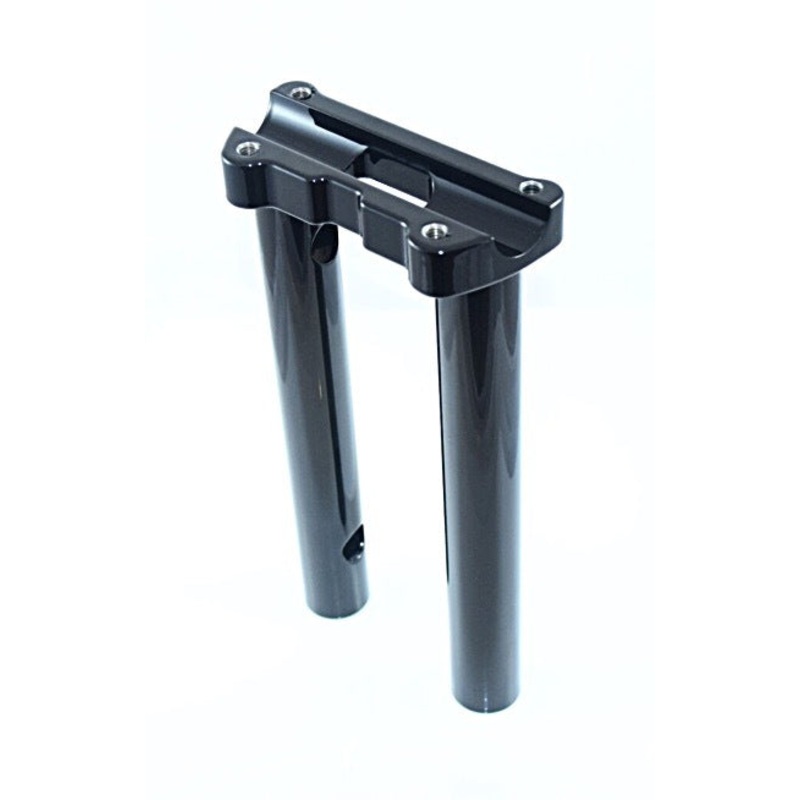 Bung King 2018-2020 Street Bob One Piece Lower Handlebar Riser  10 with wiring holes 2 pull back