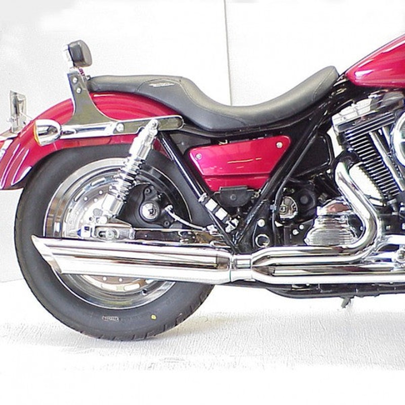 D&D 1989-2000 Harley FXR Fat Cat 2:1 Full Exhaust System – Chrome