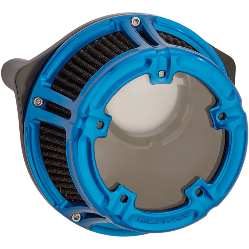 ARLEN NESS Air Cleaner Method 00-17 Twin Cam Blue Method Clear Series Air Cleaner