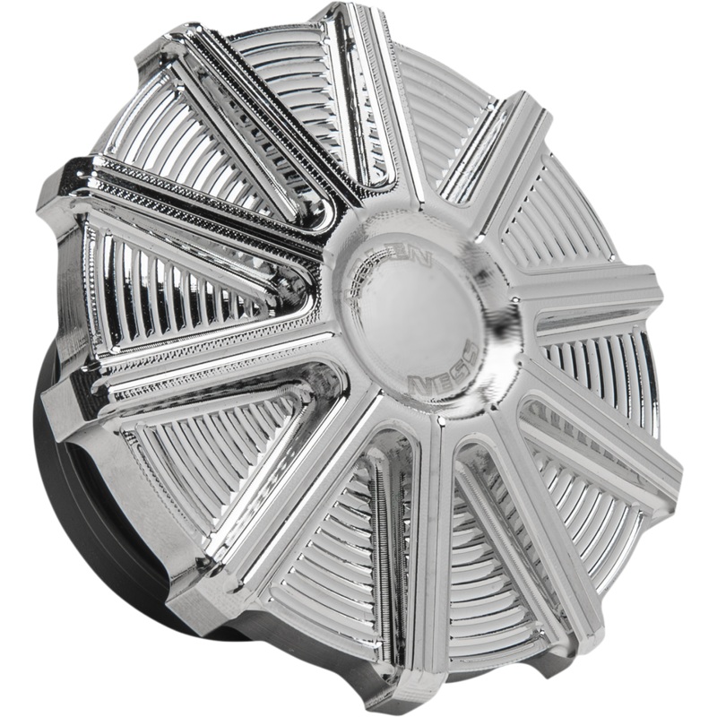 ARLEN NESS Gas Cap – Chrome – 10 Gauge Vented Gas Cap