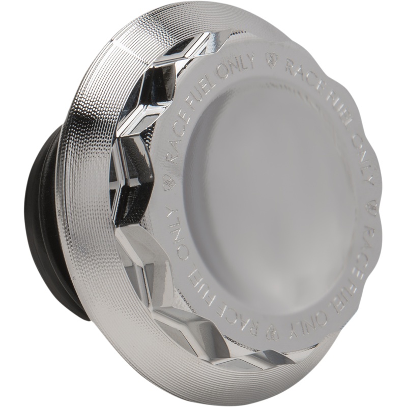 ARLEN NESS Gas Cap – Chrome – 12 Point Vented Gas Cap