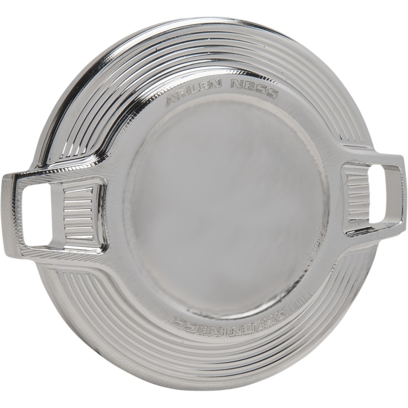 ARLEN NESS Gas Cap – Chrome – Bar Vented Gas Cap