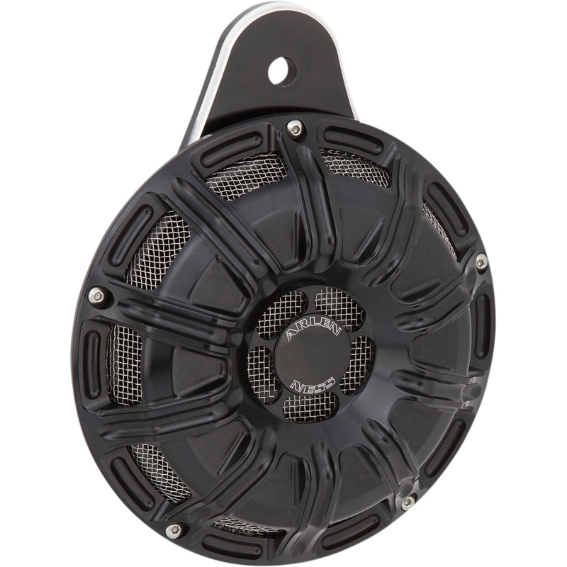 ARLEN NESS Horn – Black 10-Gauge Billet Horn