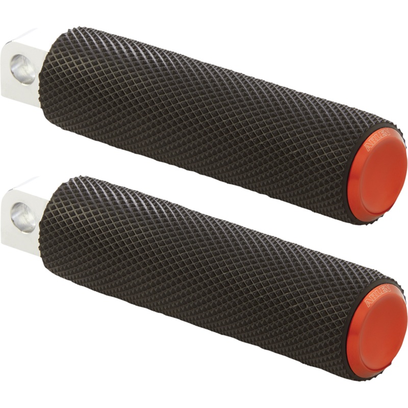 ARLEN NESS Knurled Footpeg – Orange Knurled Footpegs