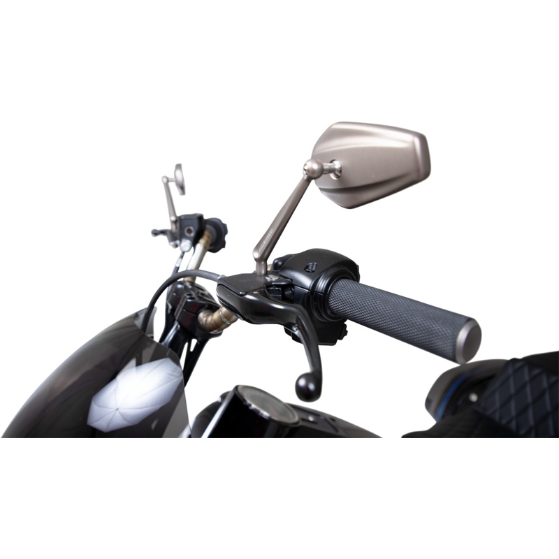 ARLEN NESS Mini Stocker Mirror – Titanium – Left Mini Stocker Mirror