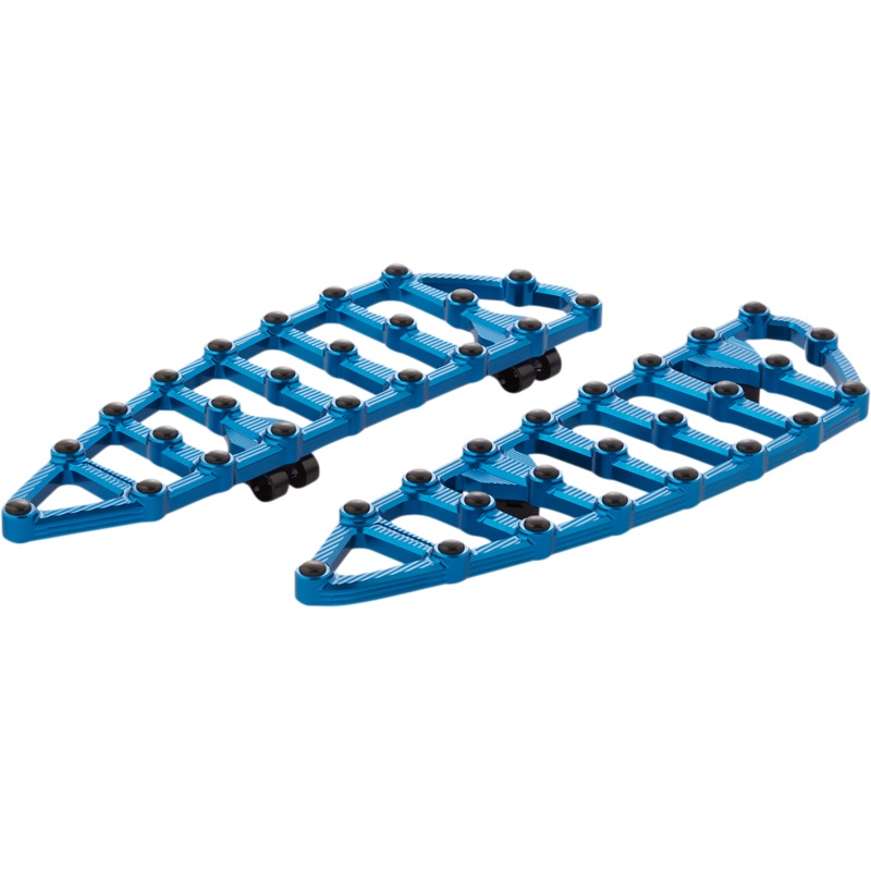 ARLEN NESS MX Driver Floorboards – Blue MX Billet Floorboards