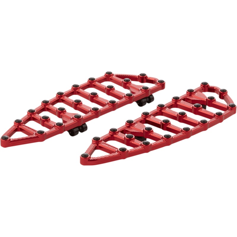 ARLEN NESS MX Driver Floorboards – Red MX Billet Floorboards