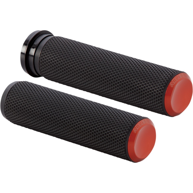ARLEN NESS Orange Knurled Grips for TBW Fusion Knurled Grips