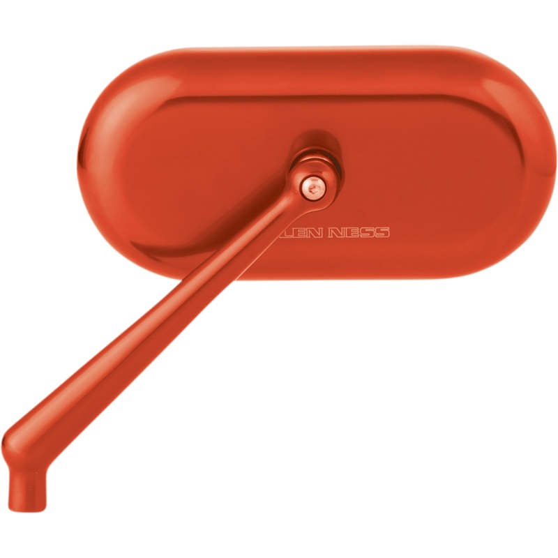 ARLEN NESS Oval Mirror – Left – Orange Oval Mirror