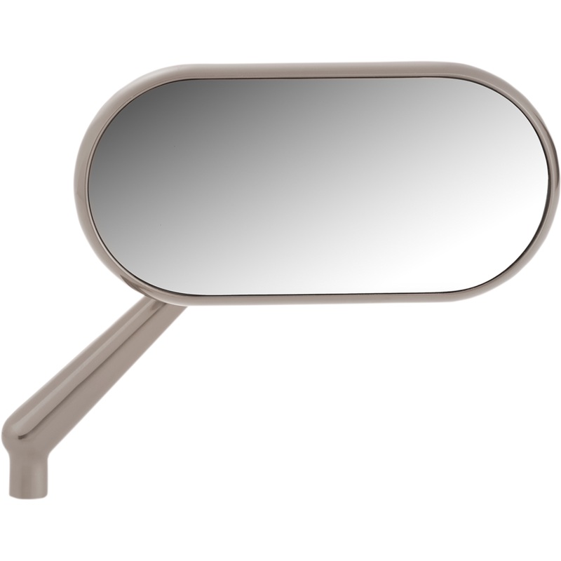 ARLEN NESS Oval Mirror – Right – Titanium Oval Mirror
