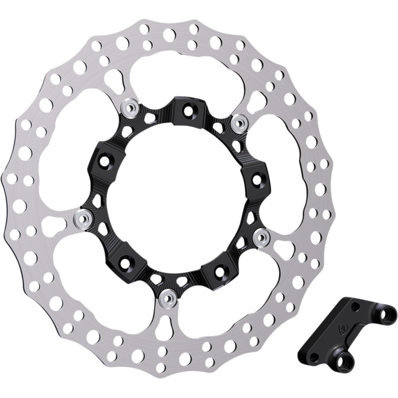 ARLEN NESS Rotor 14 – Front Left – Black 14 Brake Rotor