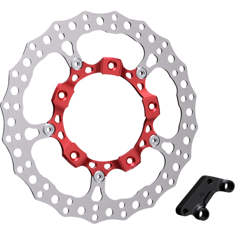 ARLEN NESS Rotor 14 – Front Left – Red 14 Brake Rotor
