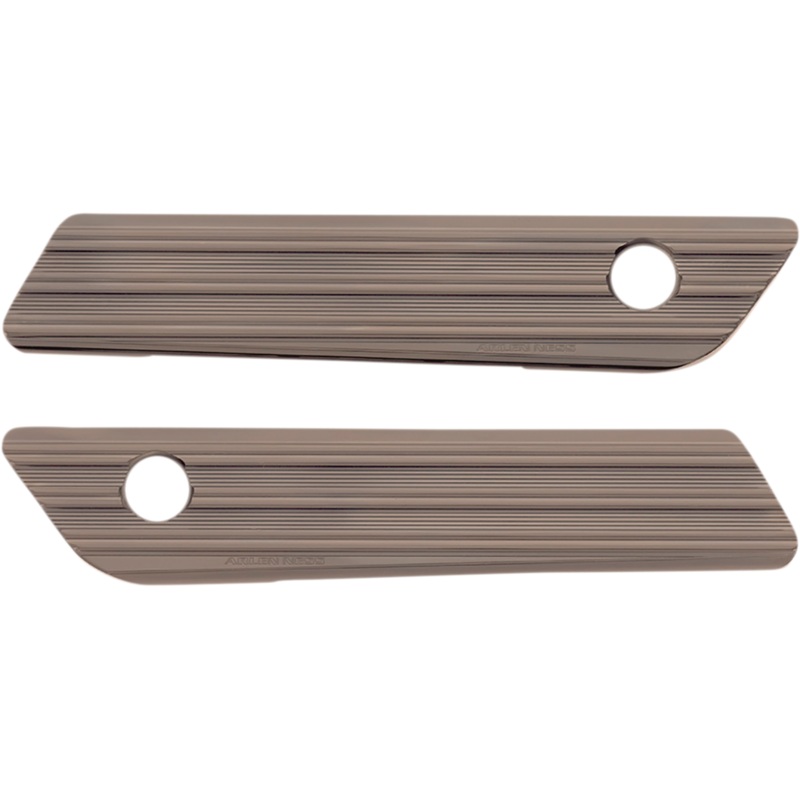 ARLEN NESS Saddlebag Latch Covers – Titanium Saddlebag Latch Covers