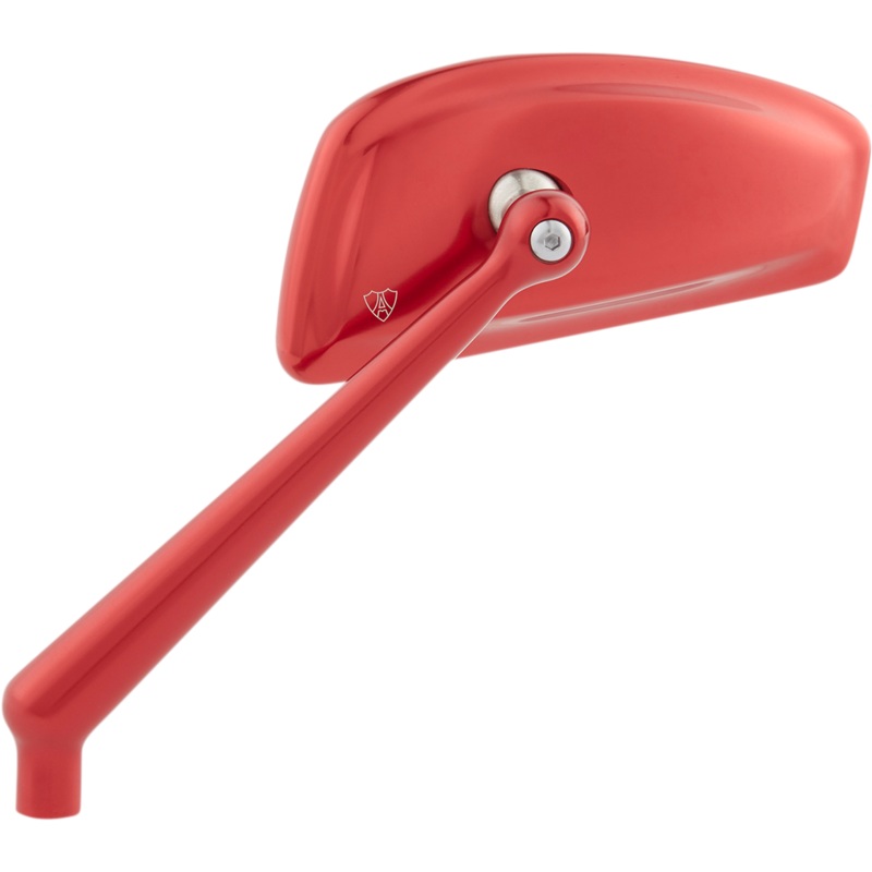 ARLEN NESS Tearchop Mirror – Lefthand – Red Tearchop Mirror