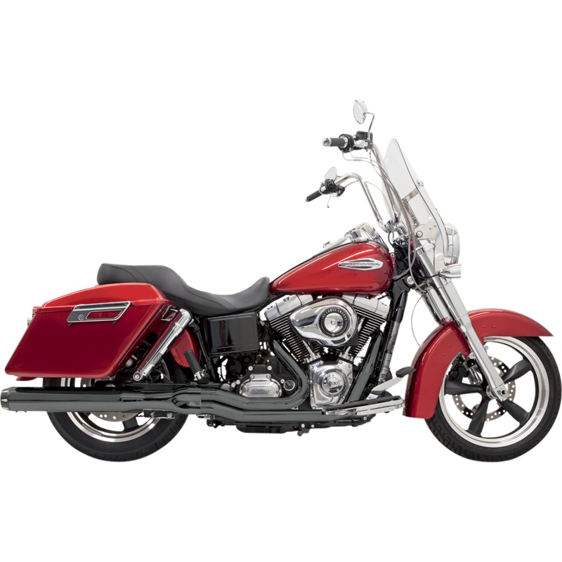 BASSANI XHAUST 2:1 Exhaust – Black – FLD Road Rage 2:1 Exhaust System