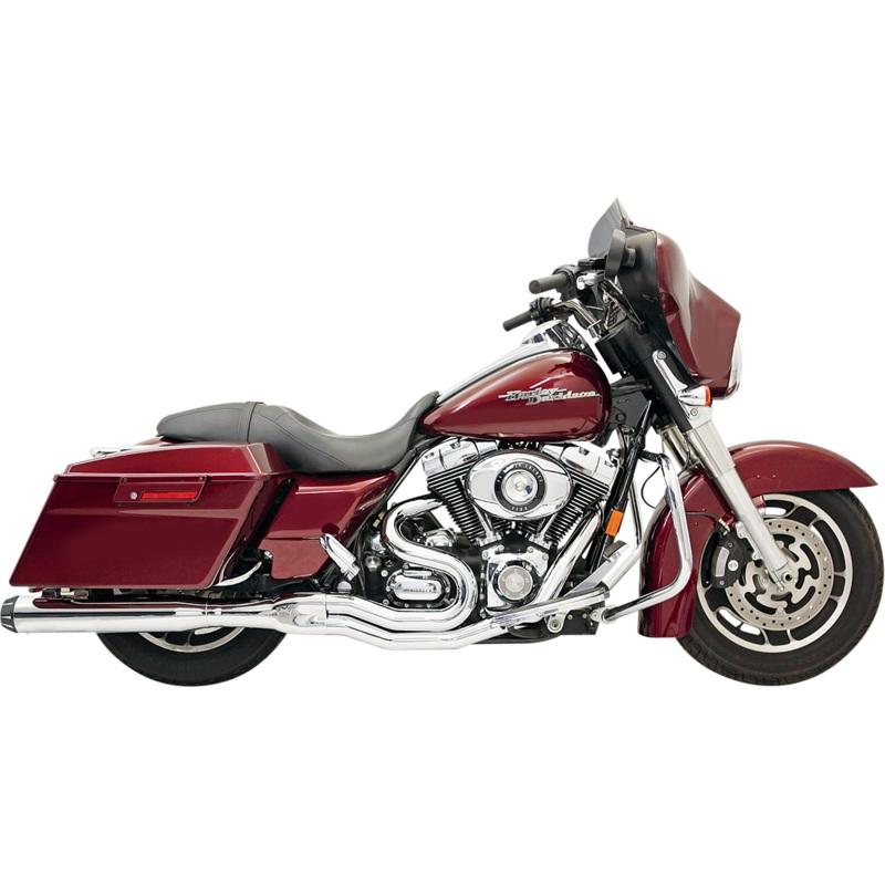 BASSANI XHAUST B1 2:1 Exhaust – Chrome Road Rage II B1 Power 2:1 Touring Exhaust